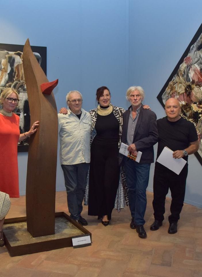 Consiglieri della Provincia di Novara presenti all'apertura del premio nazionale d'arte città di Novara