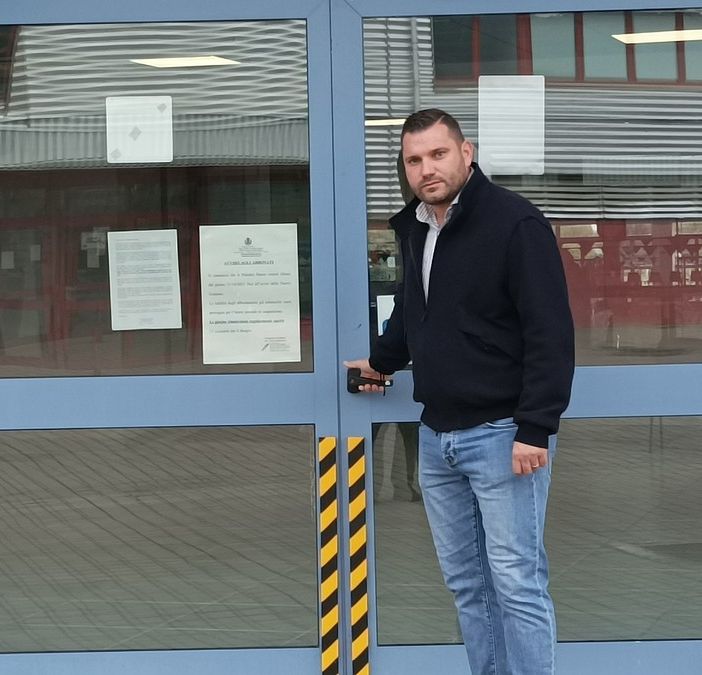 Sgombero forzato delle palestre al Terdoppio