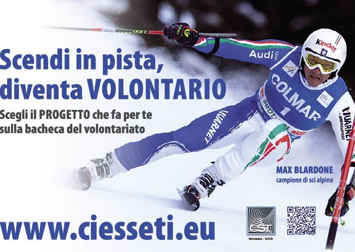 Cst, Max Blardone testimonial della campagna sul volontariato
