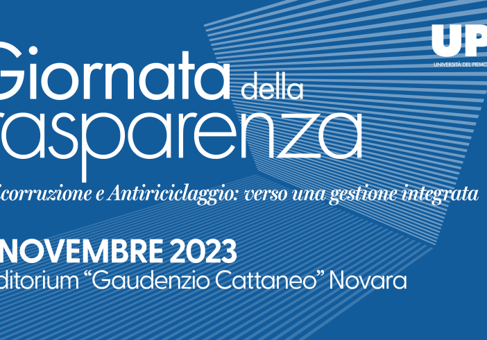 Come evolve il concetto di “trasparenza” nella PA e all’UPO