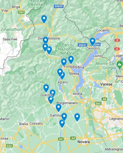 Foto: la geografia delle squadre del girone A di Prima Categoria