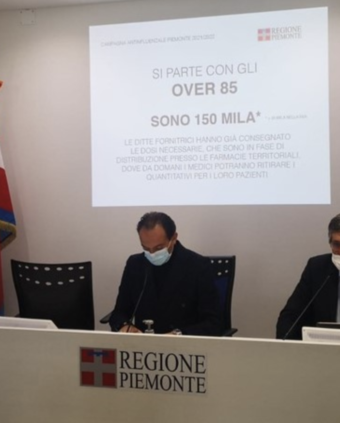 Giovedì il via alla vaccinazione anti influenzale