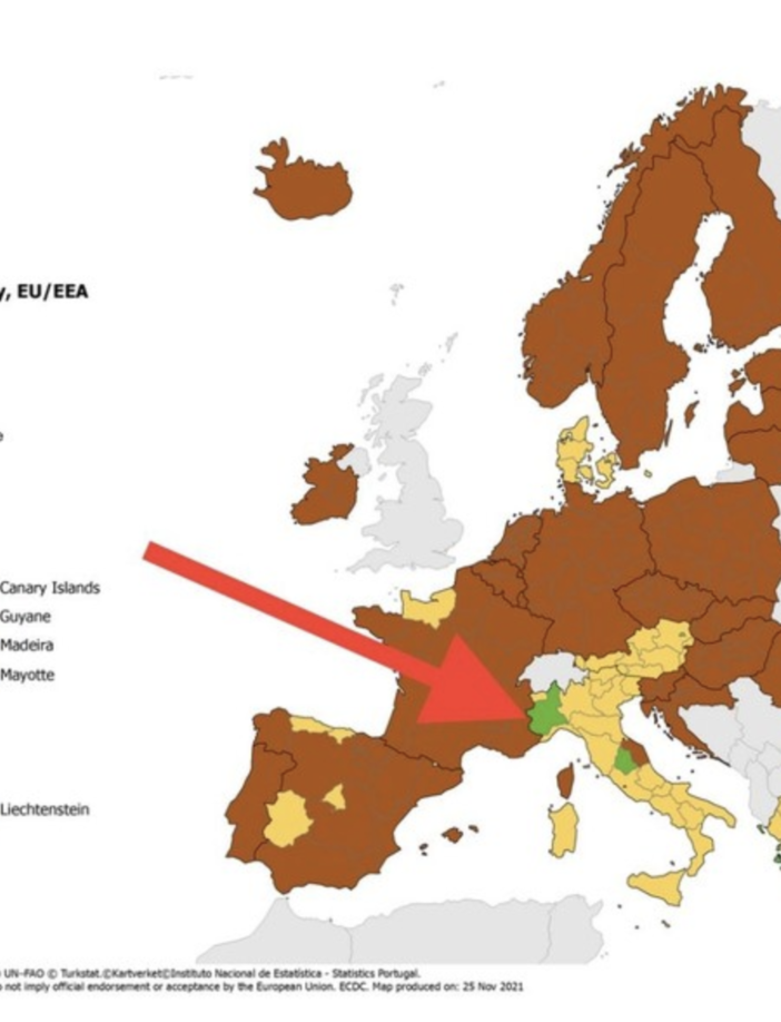 Il Piemonte resta una delle poche regioni verdi in Europa