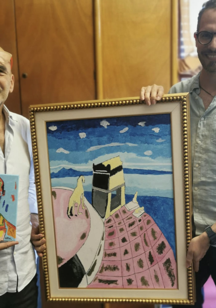 Il pittore Galliatese Alessandro Abruscato ha donato due dipinti alla Fondazione Vittoriale Degli Italiani