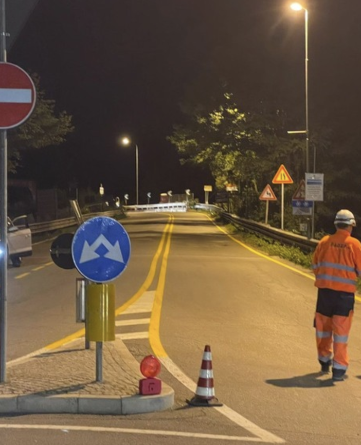 Riaperto ieri notte il ponte di Sesto Calende VIDEO