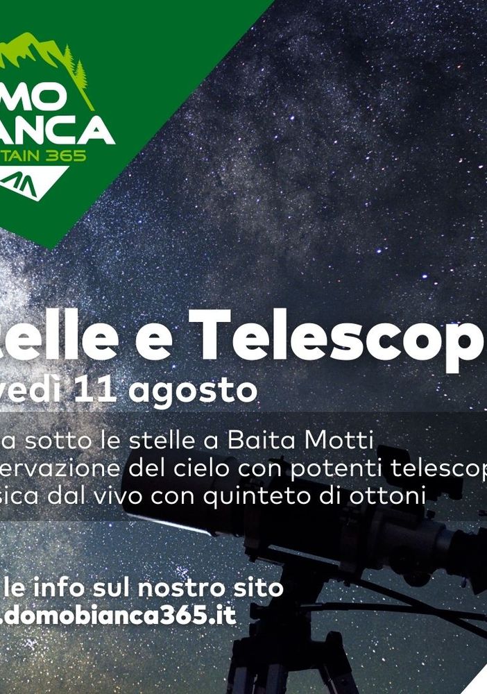 Alla Baita Motti una cena con concerto sotto le stelle