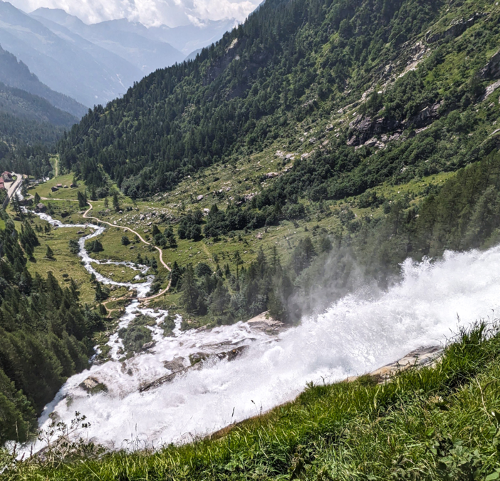 La cascata della Toce da Valdo