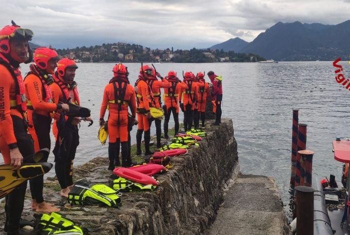 A Verbania un corso regionale per i soccorritori acquatici dei vigili del fuoco