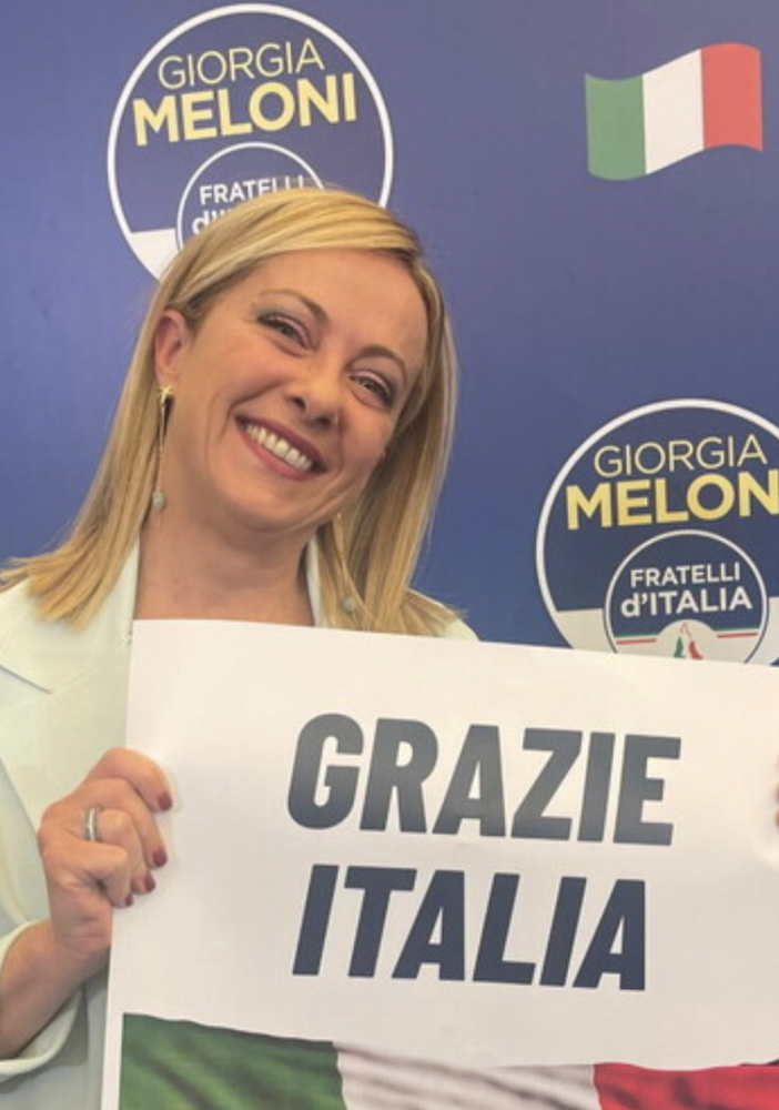Giorgia Meloni: &quot;L'Italia ha scelto noi, governeremo per tutti&quot;
