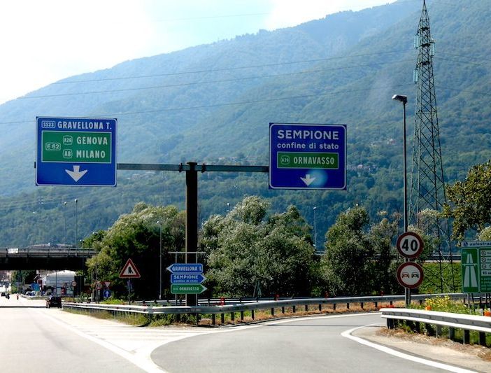 Chiusa per tutta la notte la A26 tra Ornavasso e Arona, in direzione sud