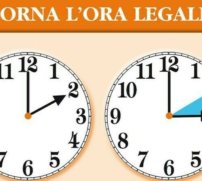 Torna l'ora legale: alle 2 di domenica 26 marzo orologi avanti di sessanta minuti