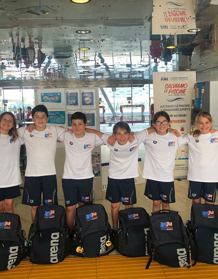 Tre bronzi per gli esordienti b della Libertas Nuoto Novara al campionato regionale