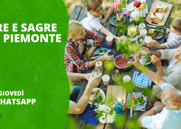 Le fiere e le sagre del Piemonte ogni giovedì sul canale WhatsApp della Regione