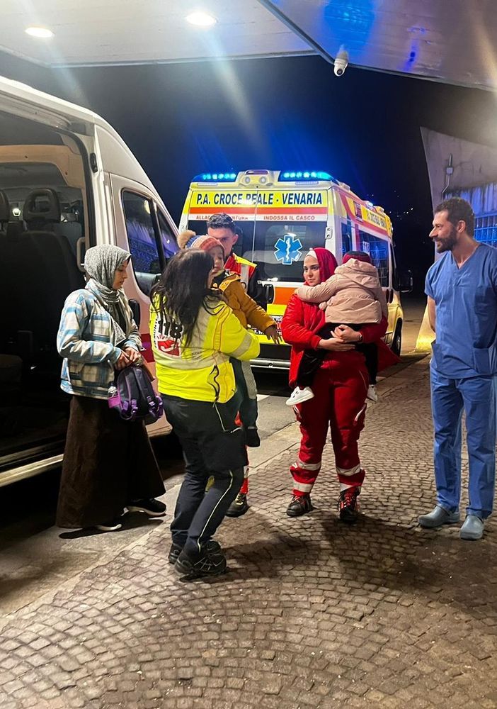 L'arrivo dei piccoli malati oncologici al Regina Margherita, questa notte