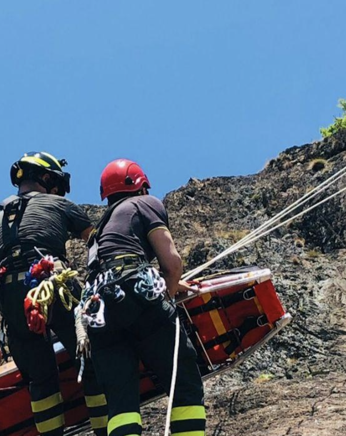 Esercitazione congiunta del SAF dei Vigili del fuoco