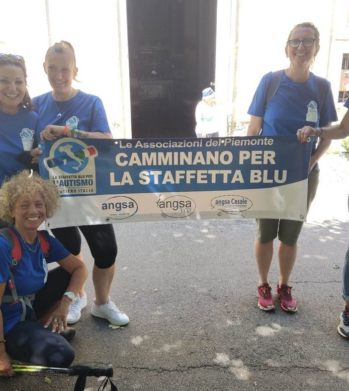 Angsa, la Staffetta blu per l’autismo ha fatto tappa nel Vco