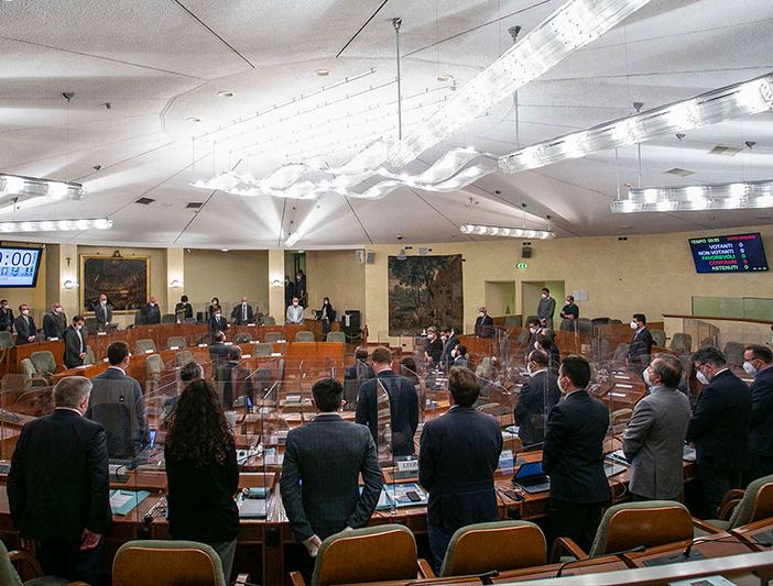 Consiglio regionale, un minuto di silenzio in memoria delle vittime delle mafie