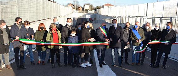 Inaugurato il nuovo sottopasso di Borgomanero