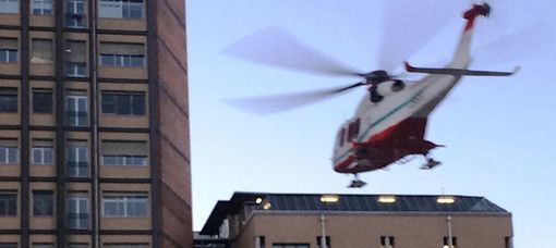 Valdilana: Cade dalla bici e si ferisce gravemente alla testa, elitrasportato al CTO di Torino