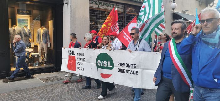 A Novara la manifestazione del Primo Maggio A Novara la manifestazione del Primo Maggio