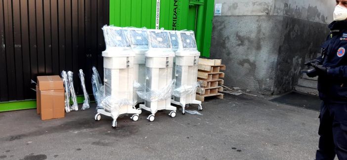 Consegnati al Maggiore i nuovi ventilatori polmonari