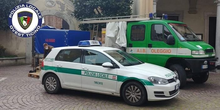 Rifornimento di derrate alimentari alla Caritas di Trecate