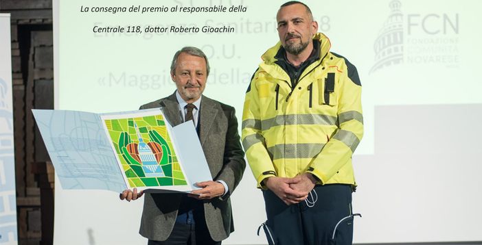 Il 118 premiato ai 'Benemeriti della solidarietà'