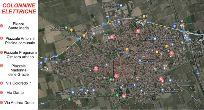 Trecate, attive le colonnine per ricarica di veicoli elettrici o ibridi Trecate, attive le colonnine per ricarica di veicoli elettrici o ibridi