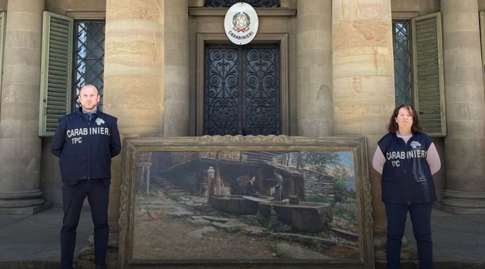 Dipinto rubato restituito dai carabinieri al propietario