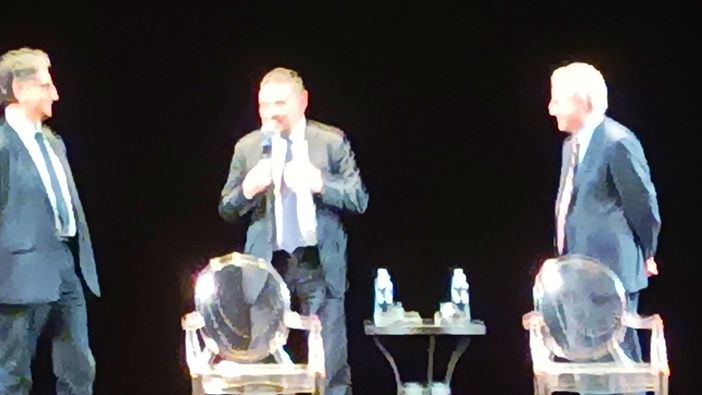 Nella foto da sx Mastroianni, il sindaco Canelli e Barbero