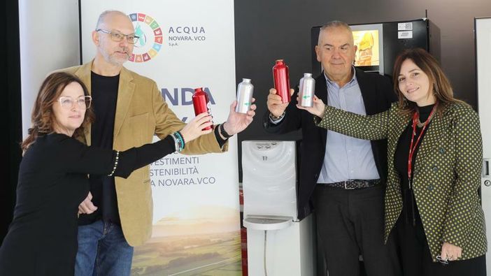 UPO e Acqua Novara.VCO inaugurano i nuovi erogatori d’acqua al Campus Perrone: meno plastica e più sostenibilità