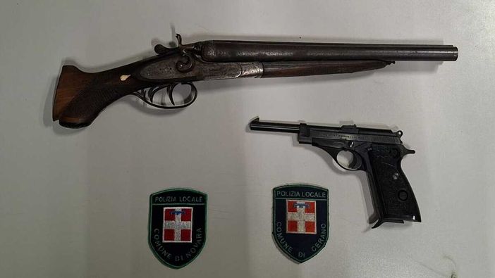 Armi illegali scoperte a Novara: operazione della polizia locale