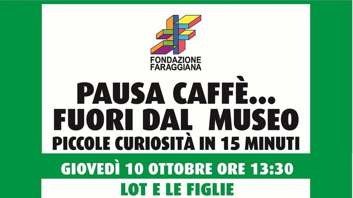 Tornano le 'Pause Caffè' della Fondazione Faraggiana