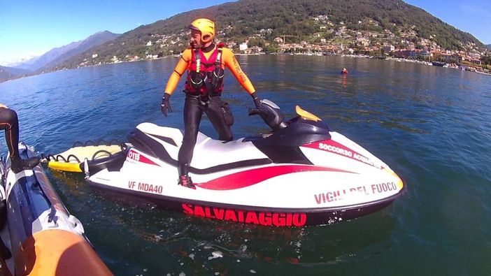 Nuotatore disperso nel lago d'Orta