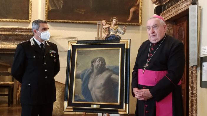 Dipinto del secondo barocco italiano recuperato dopo 31 anni dai carabinieri