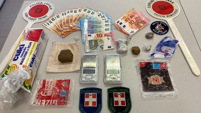 Operazione antidroga congiunta della Polizia Locale di Novara e Trecate: arrestati due minorenni per spaccio