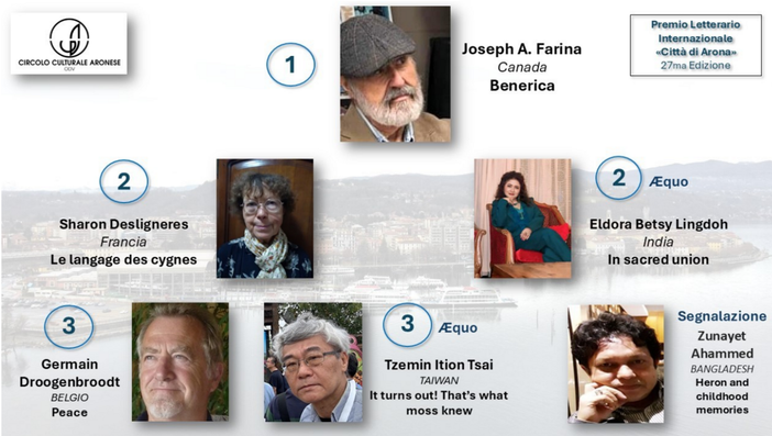 Premiati i vincitori del Premio Letterario Internazionale “Città di Arona”