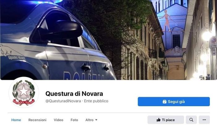 Aperta la pagina Facebook della Questura