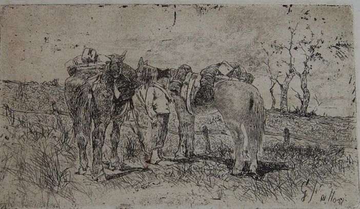 Giovanni Fattori in mostra alla Galleria Giannoni: il tema militare nelle opere grafiche dell'artista livornese