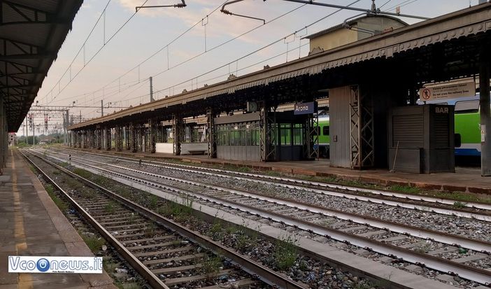 La stazione ferroviaria di Arona