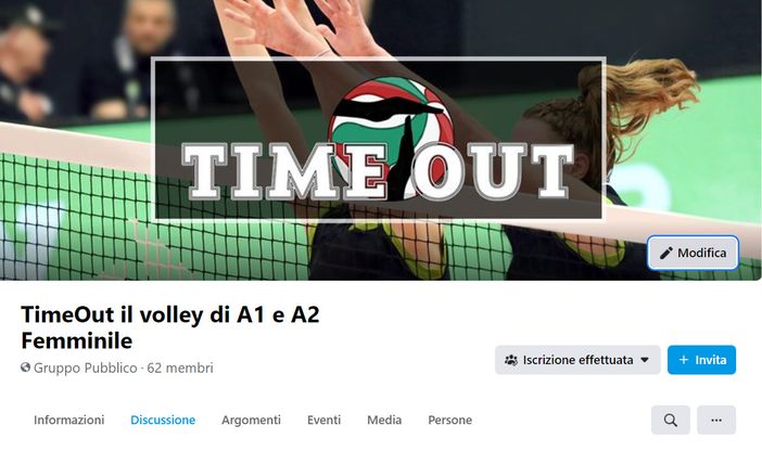 È nato “TimeOut il Volley di A1 e A2 Femminile”: il gruppo social per dare voce agli amanti della grande pallavolo femminile, iscriviti anche tu! È nato “TimeOut il Volley di A1 e A2 Femminile”: il gruppo social per dare voce agli amanti della grande pallavolo femminile, iscriviti anche tu!