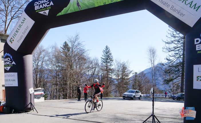 Coppa Piemonte Drali,  alla Cicloscalata Domobianca 365,  vincono Matteo Crosa Lenz e Roberta Bussone FOTO