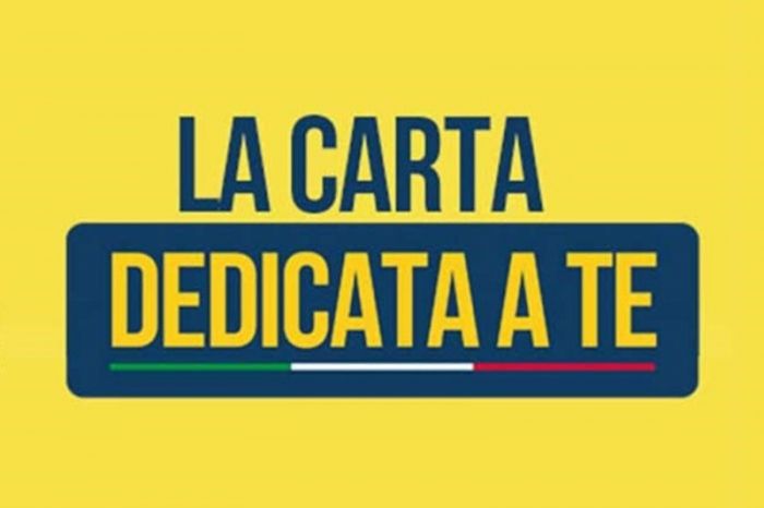 Pubblicato l'elenco dei beneficiari della carta "Dedicata a Te" 2024 Pubblicato l'elenco dei beneficiari della carta "Dedicata a Te" 2024