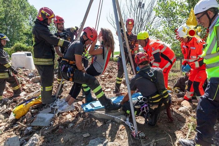 Notizie dal PiemonteEvento sismico 50 Piemonte 2019, addestramento per i Vigili del fuoco FOTO