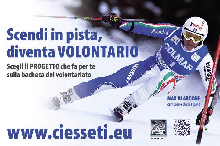 Cst, Max Blardone testimonial della campagna sul volontariato