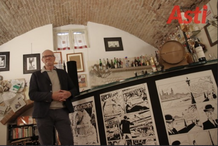 Luigi Piccatto in occasione di una delle mostre dedicate al "suo" Dylan Dog Luigi Piccatto in occasione di una delle mostre dedicate al "suo" Dylan Dog