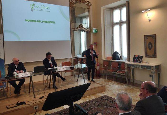 Marco Dalla Rosa confermato presidente del Consorzio “San Giulio” Marco Dalla Rosa confermato presidente del Consorzio “San Giulio”