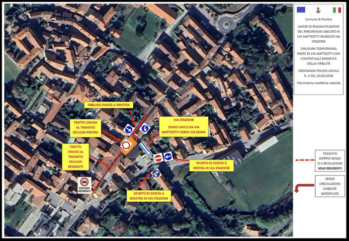 Pombia, al via la riqualificazione della piazzetta di via Matteotti