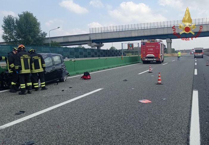 Incidente sull'autostrada A4: conducente ferito trasportato in elisoccorso Incidente sull'autostrada A4: conducente ferito trasportato in elisoccorso