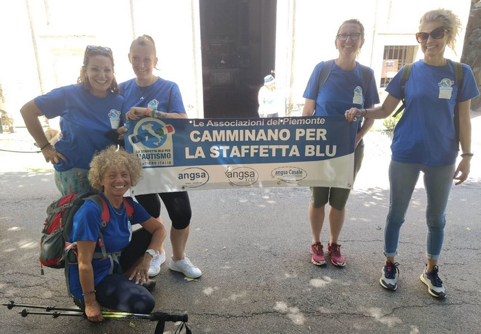 Angsa, la Staffetta blu per l’autismo ha fatto tappa nel Vco